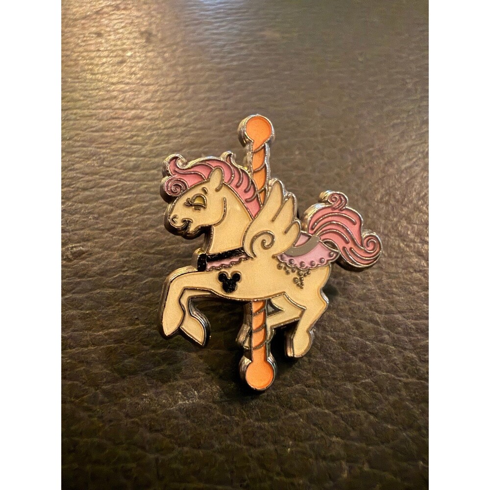 Shanghai Disney Resort (SDR) Hidden Mickey "Fantasia" Carousel White Pegasus Pin